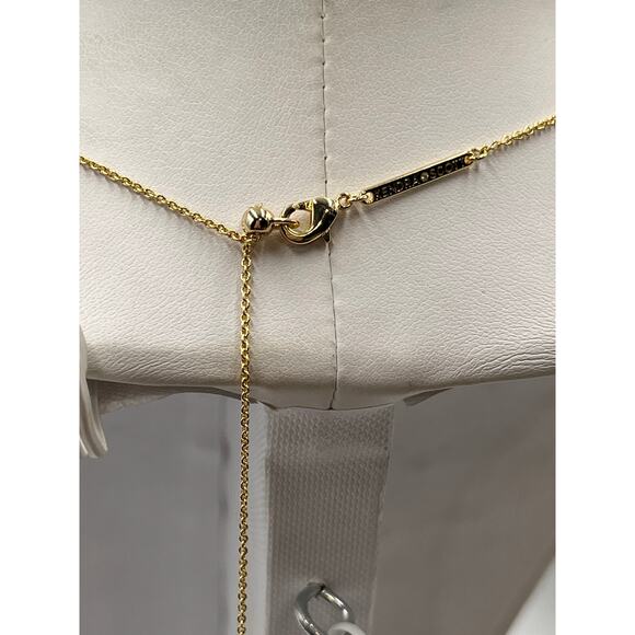 Kendra Scott EVA Gold Plated Pink Magenta Magnesite Pendant Necklace - Picture 6 of 7